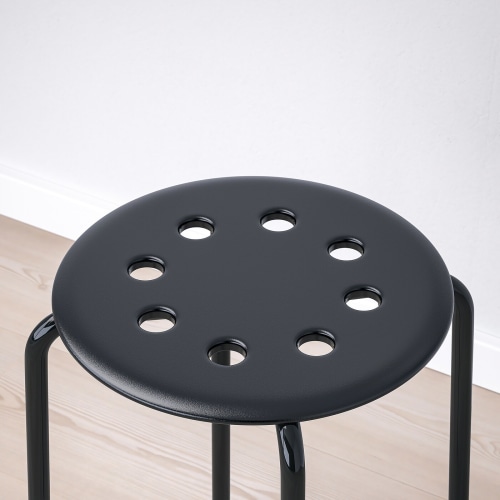 Marius stool black store